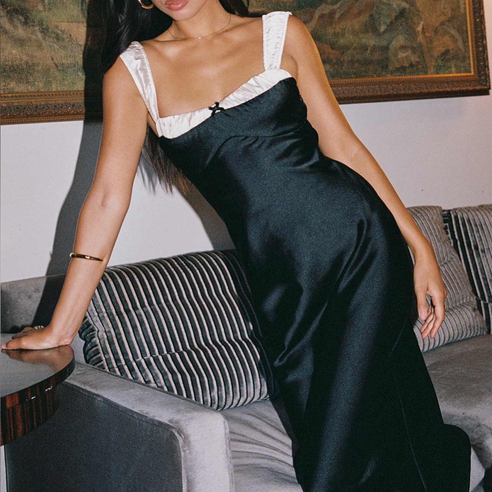 Satin Emmett Maxi Dress